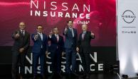 Directivos de Nissan, Credinissan y Chubb  en Lanzamiento Nissan Insurance.