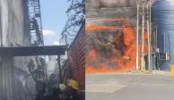 Incendio consume subestación eléctrica y bodegas en la México-Toluca, en Cuajimalpa