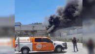 Arde recicladora de químicos en Apodaca, Nuevo León