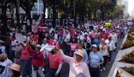Marcha en la Ciudad de México realizadas en semanas pasadas.