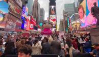 Muñeca Lelé llega a Times Square, Nueva York.