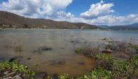 Aspectos de la Presa de Valle de Bravo, una de las tres principales presas del Sistema Cutzamala junto con las presas El Bosque y Villa Victoria.