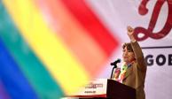 Delfina Gómez, candidata a la gubernatura del Edomex, se comprometió a implementar&nbsp;políticas públicas inclusivas.