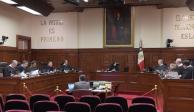 Sesión del pleno del máximo tribunal de justicia del país, ayer.