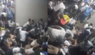 La avalancha en el Estadio Cuscatlán causó la muerte de nueve personas.