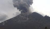 Actividad del volcán Popocatépetl disminuye su intensidad.