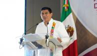 Salomón Jara Cruz presenta el Plan Estatal de Desarrollo 2022-2028 de Oaxaca.
