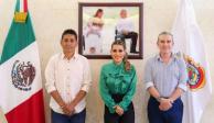 Evelyn Salgado y Jorge Campos suman esfuerzos para impulsar proyectos para Guerrero.