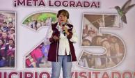 Delfina Gómez busca gobernar el Estado de México.