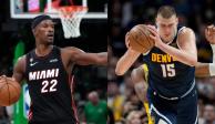 Jimmy Butler y Nikola Jokic son los jugadores a seguir de Miami Heat y Denver Nuggets, respectivamente, en las Finales de la NBA.
