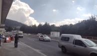Tras seis horas de bloqueo, la circulación en la carretera México- Toluca fue liberada.