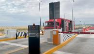 Casetas del nuevo libramiento carretero ubicado en Ciudad Juárez, Chihuahua, ayer.