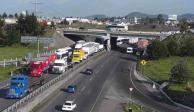 Reabren circulación en la autopista Toluca-Atlacomulco tras varias horas de bloqueo