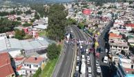 Bloquean la autopista México-Cuernavaca en ambos sentidos.