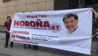 Muestra de apoyo a favor de Gerardo Fernández Noroña