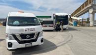 Migración y Guardia Nacional intercepta autobuses con 130 migrantes a bordo en Sonora.