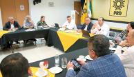 Dirigentes del PAN, PRI y PRD se reunieron el 13 de junio con asociaciones civiles.