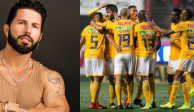 Poncho de Nigris y jugador de Tigres en aparatoso incidente