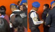Usuarias del Metro enfrentaron a un sujeto, quien acosó a mujeres en el vagón exclusivo.