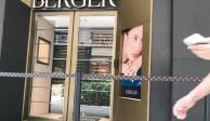 La joyería Berger de Plaza Antara permaneció cerrada ayer, a tres días de que se registró el robo de 15 relojes.