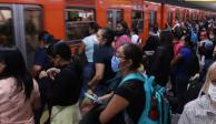 Metro CDMX reporta marcha lenta de trenes en 6 líneas debido a lluvia