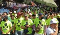 El gobernador Ricardo Gallardo y militantes estuvieron en el evento de AMLO para conmemorar los 5 años de su Gobierno.