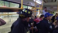 Choca Metrobús en la colonia Tabacalera; reportan lesionados