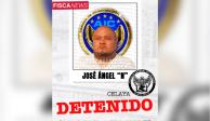 José Ángel “N”, en imagen difundida por la Fiscalía de Guanajuato, ayer.