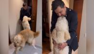 Paul Stanley es recibido por sus mascotas luego de su participación en La casa de los famosos.