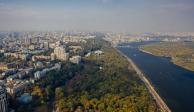 Vista general de la ciudad de Kiev, capital de Ucrania.