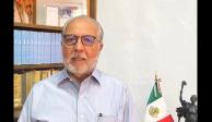 El exgobernador de Querétaro, el pasado 9 de mayo, en un videomensaje.