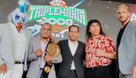 Conferencia de prensa pelea de apuesta Triplemanía