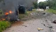 Carro bomba explota en base militar de Tame.