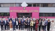 INE y Conago se reúnen con miras al proceso electoral de 2024.