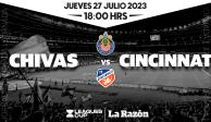 Chivas debuta contra Cincinnati en la Leagues Cup.
