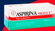 En caso de contar con los productos Aspirina Protect 100 mg con números de lote BT15UX4 y BT15GX2, suspender su uso