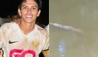 Futbolista Jesús López muere tras ser atacado por un cocodrilo.