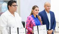 Evelyn Salgado firma convenio con Coneval para combatir la pobreza en Guerrero.