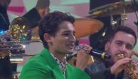 Emilio Osorio cantó con La Banda El Recodo y no  lo puede creer