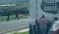 Reportan asaltos a plena luz del día en la carretera 57, tramo Querétaro-SLP