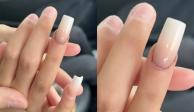 La madre de esta menor no lo pensó al momento de dejar que su hija se pusiera estas uñas que le provocaron gran dolor.