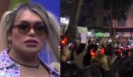 Miles de fans llegan a la Zona Rosa para apoyar a Wendy Guevara en la final de La casa de los famosos México