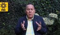 El líder nacional del sol azteca, en un videomensaje en redes sociales publicado ayer.
