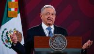 Andrés Manuel López Obrador, presidente de México, ofrece su conferencia de prensa este lunes 4 de septiembre del 2023, desde Palacio Nacional, en la CDMX.
