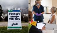 Una enfermera llena jeringas con las vacunas contra la enfermedad por coronavirus (COVID-19) para residentes mayores de 50 años e inmunocomprometidos que son elegibles para recibir su segunda vacuna de refuerzo en Waterford, Michigan, EU.