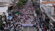 Padres de familia y maestros protestan contra la distribución de libros de texto gratuitos en Aguascalientes