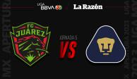 Juárez recibe a los Pumas en la Jornada 5 del Apertura 2023 de la Liga MX