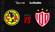América y Necaxa se miden en el Estadio Azteca en busca de salir de la zona baja de la clasificación.