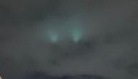 Aparecen extrañas luces en el cielo de la CDMX.