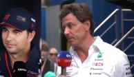 Toto Wolff hace polémica declaración sobre Red Bull y Checo Pérez